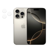Apple Uyumlu iPhone 16 Pro Kamera Camı Lens Koruyucu Nano Esnek Film - Al3400