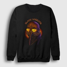 Presmono Unisex Gas Mask Black Sabbath Sweatshirt Siyah