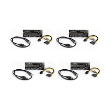 Unichrome V009C Plus Pcı-E X1 To X16 Riser Ekran Kartı Yükseltici 4 Adet