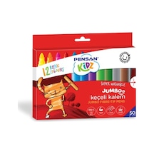Kidz Jumbo Keçeli Boya Kalemi 12 Renk