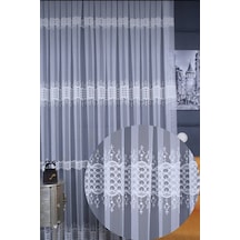 Raporlu, Ütü İstemez, Kırışmaz 1/3 Sık Pile Kırık Beyaz Tül Perde