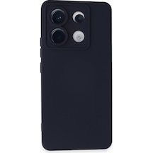 Xiaomi Redmi Note 13 Pro 5g Uyumlu Kılıf Nano İçi Kadife Silikon - Lacivert