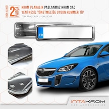 intakrom Opel Insignia Krom Plakalık - Hummer Tip 2 Adet