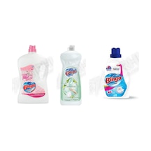 Bingo Yüzey Tem. Fresh 2.5 Lt + Sıvı Bulaşık Deterjanı 1500 Ml + Sıvı Deterjan Amber 2600 Ml 3'lü Set Diğer
