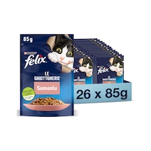 Purina Felix Pouch Somonlu Yetişkin Kedi Maması 26 x 85 G