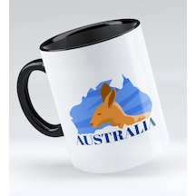 Bk Gift Australia Tasarımlı Siyah Kupa Bardak - Model 1