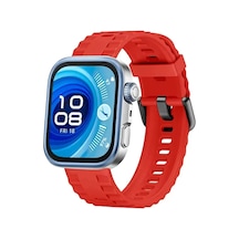 Mey İthalat Huawei Watch Fit 3 Klasik Kordon - Kırmızı