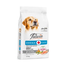 Somonlu Az Tahıllı 15 Kg Yetişkin Köpek Maması Felicia