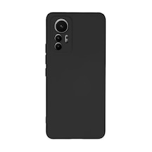 Xiaomi Mi 12 Lite Uyumlu Kılıf Nano İçi Kadife Silikon - Siyah