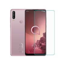 Nettech Alcatel 3x 2019 Uyumlu Ön Koruma Cam Ekran Koruyucu