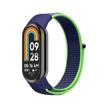 Novstrap Xiaomi Mi Band 8 - Mi Band 9 İle Uyumlu Kordon Hasır Spor Dokuma Kumaş Kordon Kayış