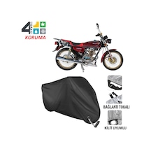 Arora Ar 100-8 A Modifiye Motosiklet Brandası(Kilit Uyumlu -Siyah
