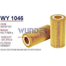 WUNDER WY1046 YAĞ FİLTRESİ - VOLVO C30-C70-S40-S60-S80-V50-V70-XC