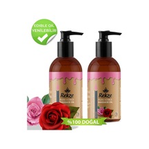 Rekze 2 Adet Gül Aromalı Nemlendirici Kokulu Erotik Vucut Masaj Yagı 120 Ml