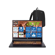 Acer Nitro V 17 AI ANV17-41-R3H8 NH.QZKEY.001H28 R7-260 96 GB 1 TB SSD 8 GB RTX5070 17.3" W11H Dizüstü Bilgisayar + Zetta Çanta