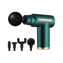 Massage Gun Amg6 Yeşil Kablosuz Sporcu Masaj Aleti 4 Başlıklı Karışık