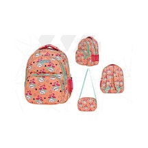 Oval İlkokul Çantası Flamingo Samon