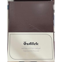 Özdilek Colurist Lastikli Fitted Tek Kişilik Çarşaf Takımı 100 X 200 +30 Cm 30 Cm Yükseklik Mürdüm Çok Renkli