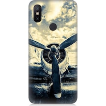 Xiaomi Redmi Note 6 Pro Uyumlu Gökyüzüne Bakan Pervane Desenli Silikon Kılıf Çok Renkli
