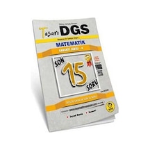 DGS Matematik Son 15 Soru Garanti Serisi Soru Kitapçığı - Cem Öztürk - Tasarı Akademi