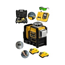 Alman 360 12 Köşe 50 Metre Ölçüm 2 Akülü Yeşil Çizgili Hizalama Lazer Metre Çizgi Hizalama Makines