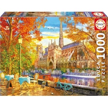 Educa 1000 Parçalık Sonbaharda Notre Dame Manzarası Puzzle - 19936