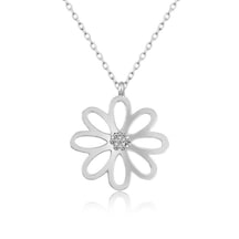 Gümüş Çiçek Bayan Kolye (510926011)