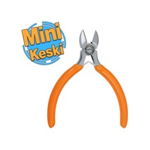 Rico Mini Yan Keski Kombine Pense Küçük Plastik Saplı 10 Cm Kargaburnu Metal 1 Adet