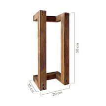 Ahşap Duvar Rafı/ Banyo Rafı/ Havluluk Çam 001