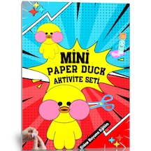 Mini Paper Duck Aktivite Seti Cırt Cırtlı Ve Kes-yapıştır