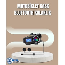 500 Metre İnterkom Mesafeli Kask Kulaklığı Gürültü Engelleyici 10065441