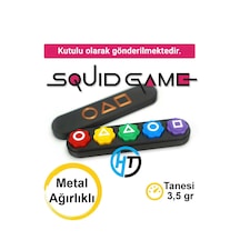 Squid Game Gonggi 5 Taş Oyunu Ağırlıklı Kutulu