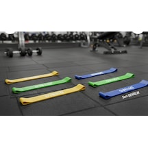 6'lı Hafif-orta-güçlü Direnç Lastiği Seti - Aerobik Bant - Spor - Direnç - Lastik-yoga Lastiği-direnç Bandı Çok Renkli
