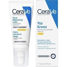 Cerave SPF 30 Normal ve Kuruya Dönük Ciltler İçin Nemlendirici Yüz Kremi 52 ML
