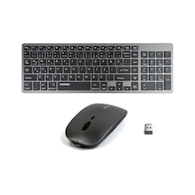 Mt15 Mac Uyumlu Kablosuz Multimedya Klavye Mouse Set Q Türkçe 3 Kanal Bluetooth + Usb Alıcılı Diğer