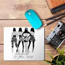 Black Pink İn Your Area Baskılı Mousepad Mouse Pad