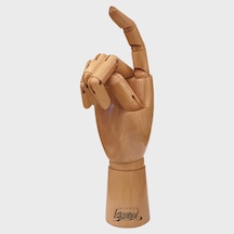 Ahşap Model Mankeni Sağ El Bayan Cilalı 25 Cm