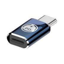 Livx 35w Lightning To Type C 15 Max Pro Plus Yuva Çevirici Hızlı Şarj Aktarımı Otg Dönüştürücü Gri Otgtm-g