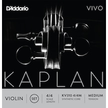 Daddarıo Kv310 4/4m Keman Tel Seti, Kaplan Vıvo, 4/4 Scale, Medıum Ten