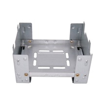 Kosona Mini Katlanabilir Dışarıda Kullanım Isıtaç, Katı Alkolle Çalışır, Fosforlu Sac Malzeme, Sığınma Ve Piknik İçin Taşınabilir Gümüş