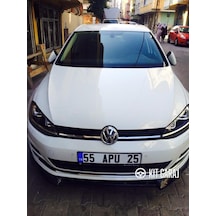Kit Garaj Volkswagen Golf R-line Piano Black Ön Lip Plastik Boyalı