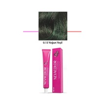 Hubrendy Tedarik Premium 0.13 Yoğun Yeşil - Kalıcı Krem Saç Boyası 50 G Tüp
