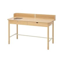 Çalışma Masası, Meşe, Genişlik: 140 Cm Derinlik: 70 Cm Yükseklik: 77 Cm Naturel