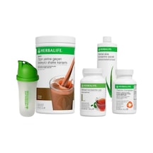 Herbalife Set 1 Ad. Çikolata Shake 1 Ad. Klasik Çay 100 Gr 1 Ad. Thermo 1 Ad. Aloevera Ve Shaker