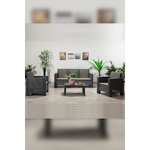 Aksu 3+1+1+s Balkon&teras Bahçe Mobilyası / Antrasit Gri Aksu 3+1+1+s Balkon&teras Bahçe Mobilyası / Antrasit Gri