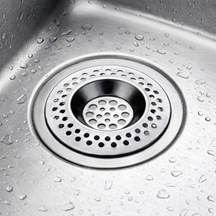Paslanmaz Çelik Lavabo Süzgeci, 7 Cm Çap, Yerli Üretim, 2 Adet 12 Izgara