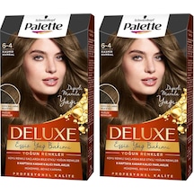 Palette Deluxe Yoğun Renkler 6 - 4 Kaşmir Kumral X 2 Adet Saç Boyas