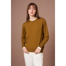 Ftz Women Kadın Ribana Detaylı Kazak Oriw 25290 Oriw
