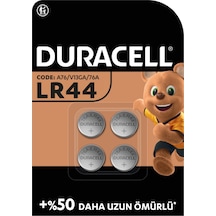 Duracell Özel Lr44 Alkalin Düğme Pil 1,5 V 4'lü Paket