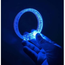 Mi Led Işıklı Baskı Yapılabilen Pilli Bileklik Bilezik 1,5 Cm Genişlik